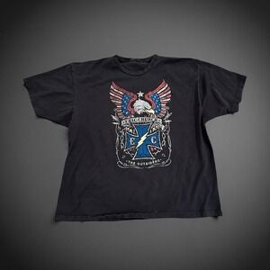 Eric Church "The Outsiders" World Tour T Shirt Black Graphic Concert Tee Men XL